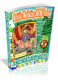 Article Marketing WOW Factor