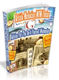 Article Marketing For Webmaster